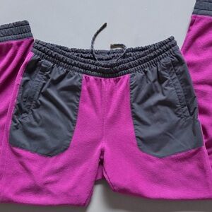 MERRELL Kaidou Contrasting Two Tone Shearling Fleece Sweat Pant Mid Rise Joggers